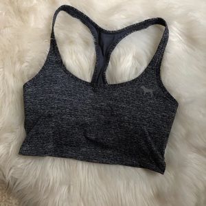 PINK cropped tank top with built on bra